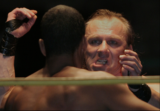 Pr�paration d'une prise bien d�termin�e.