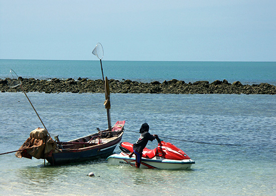 Entre tradition et modernisme les exploitants de la mer cherchent leurs repres.