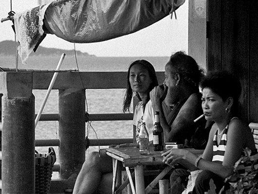 Ile de Koh Samui, quartier de Bohput, rgion de l'le  l'origine rserve aux pcheurs, aujourd'hui trs peuple de Franais.